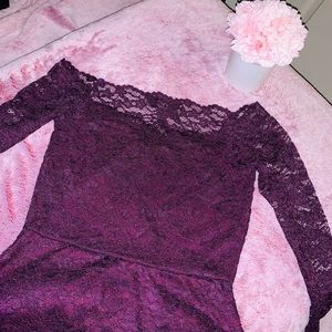 Purple delicate dress